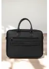 Lüx Unisex Siyah Laptop & Evrak Çantası 13-14.6 inç