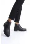 Margaret Fermuarlı Ortopedik Taban Topuklukadın Bot - St - Siyah