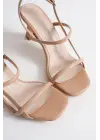 Monya Kadın Nude Topuklu Sandalet