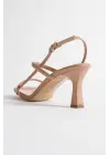 Monya Kadın Nude Topuklu Sandalet