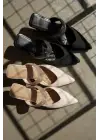 Nina Topuklu Bej Kadın Terlik