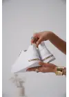 Nova Kadın Gold Detaylı Beyaz Sneaker