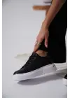 Nova Kadın Gümüş Detaylı Siyah Sneaker