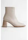Ornela Kadın Bej Topuklu Bot