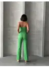 Palazzo Pantolonlu Alt Üst Takım Yeşil