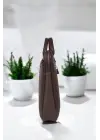 Premium Unisex Kahverengi Laptop & Evrak Çantası 13-14.6 inç