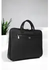 Premium Unisex Siyah Laptop & Evrak Çantası 13-14.6 inç