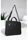 Premium Unisex Siyah Laptop & Evrak Çantası 13-14.6 inç
