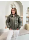 Puffer Kısa Mont Haki St25534