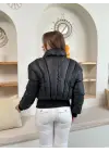 Puffer Kısa Mont Siyah St25534