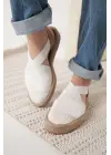Rosa Kadın Beyaz Espadril Ayakkabı