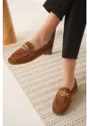 Sally Kadın Süet Taba Günlük Ayakkabı