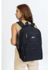 Siyah Sportif Darbe Emici Su Geçirmez 13,3-14 inç Laptop Sırt Çantası