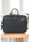 Siyah Unisex 17,3 inç Evrak-Laptop Çantası