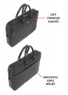 Siyah Unisex 17,3 inç Evrak-Laptop Çantası