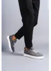 Tb152 Cool Bağcıklı Keten Erkek Günlük Spor Klasik Ayakkabı Kbt - Gri