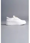 Tb161 Hippo Bağcıksız Cilt Erkek Günlük Sneaker Ayakkabı Cbt - Beyaz
