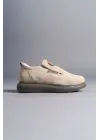 Hippo Bağcıksız Süet Erkek Günlük Sneaker Bej Ayakkabı