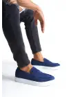Tb180 Estilo X Bağcıksız Süet Erkek Günlük Spor Klasik Ayakkabı Sbt - Lacivert