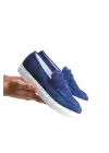 Estilo X Bağcıksız Süet Erkek Günlük Spor Klasik Lacivert Ayakkabı