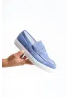 Tb180 Estilo X Bağcıksız Süet Erkek Günlük Spor Klasik Ayakkabı Sbt - Mavi