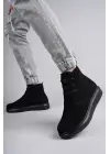 Tb207 Oslo Bağcıklı Süet Erkek Günlük Spor Bot St - Siyah