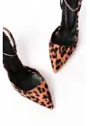 Leopar Günlük 7 Cm Topuklu Bayan Ayakkabı