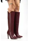 Syt-2004 Bordo Günlük Bayan Çizme
