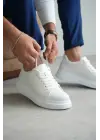 Tb-b2 Terzi Bey Beyaz Cilt Günlük Erkek Ayakkabı