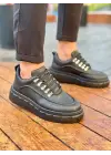 Tb-x10 Terzi Bey Kömür Cilt Yüksek Taban Günlük Spor Ayakkabı