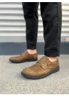 Tb0610 Clasico Bağcıklı Cilt Erkek Günlük Klasik Ayakkabı Cst - Camel