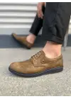 Tb0610 Clasico Bağcıklı Cilt Erkek Günlük Klasik Ayakkabı Cst - Camel