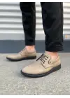 Tb0610 Clasico Bağcıklı Cilt Erkek Günlük Klasik Ayakkabı Cst - Gri