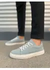 Tb122 Mode Bağcıklı Süet Erkek Günlük Sneaker Ayakkabı Sbt - Mavi