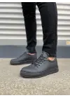 Tb152 Cool Bağcıklı Cilt Erkek Günlük Spor Klasik Ayakkabı Cst - Siyah