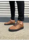 Tb152 Cool Bağcıklı Cilt Erkek Günlük Spor Klasik Ayakkabı Cst - Taba