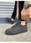 Tb152 Cool Bağcıklı Keten Erkek Günlük Spor Klasik Ayakkabı Kst - Siyah