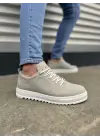 Tb152 Cool Bağcıklı Süet Erkek Günlük Spor Klasik Ayakkabı Sbt - Gri