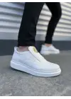 Tb161 Hippo Bağcıksız Cilt Erkek Günlük Sneaker Ayakkabı Cbt - Beyaz