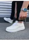 Tb161 Hippo Bağcıksız Cilt Erkek Günlük Sneaker Ayakkabı Cbt - Beyaz