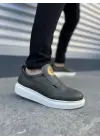 Tb161 Hippo Bağcıksız Cilt Erkek Günlük Sneaker Ayakkabı Cbt - Haki