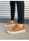 Tb502 Bold Bağcıklı Süet Erkek Günlük Sneaker Ayakkabı Skt - Taba