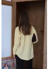 Tek Cepli Müslin Gömlek Sarı
