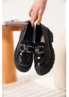 Terry Rugan Siyah Kadın Loafer