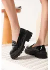 Terry Rugan Siyah Kadın Loafer