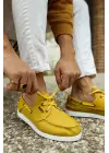 Terzi Bey Mevsimlik Keten Ayakkabı 008 Sarı