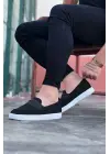 Terzi Bey Tb061 Siyah Triko Babet Erkek Casual Ayakkabı