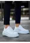 Terzi Bey Yüksek Taban Günlük  Ayakkabı 144  Beyaz