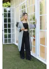 Uzun Hırka Çoban Dikiş Gri
