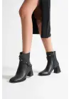 Vera Kadın Siyah Topuklu Bot